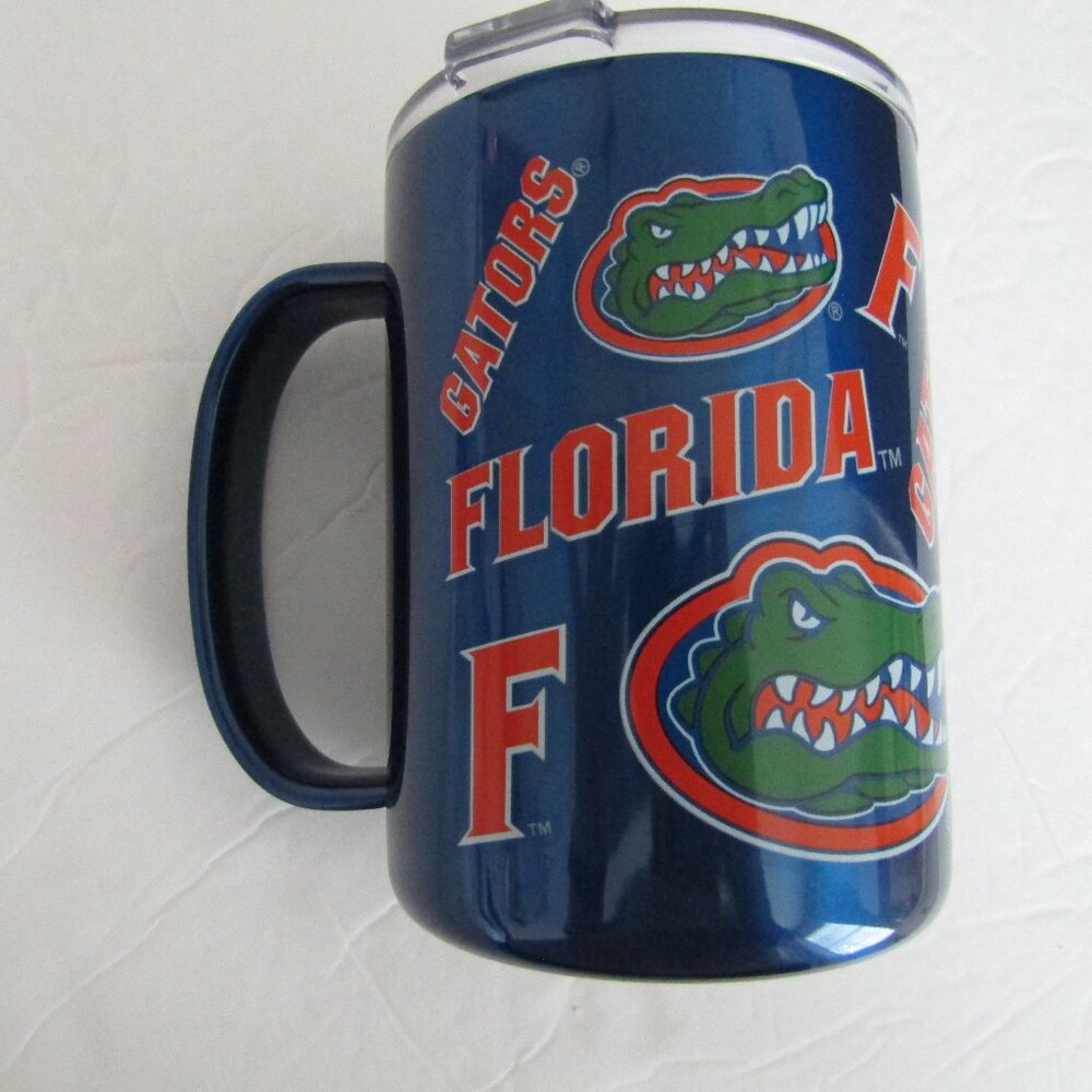 Florida Gators 15 oz. Game Day Hot Or Cold Mug with handle & lid
